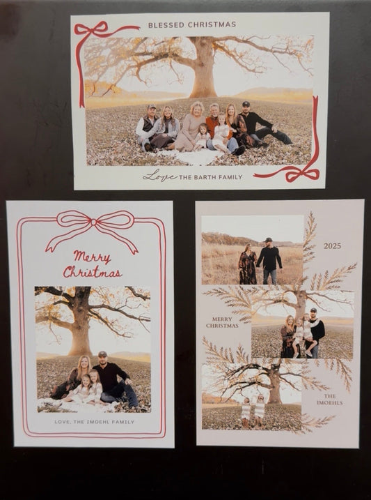 Christmas Card Magnets